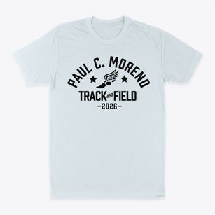 Paul C. Moreno Elementary Track and Field Classic Dad T-Shirt