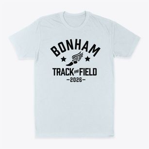 Bonham Middle School Track and Field Classic Dad T-Shirt