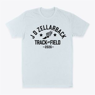 J D Zellarback Elementary School Track and Field Classic Dad T-Shirt