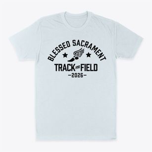 Blessed Sacrament School Track and Field Classic Dad T-Shirt
