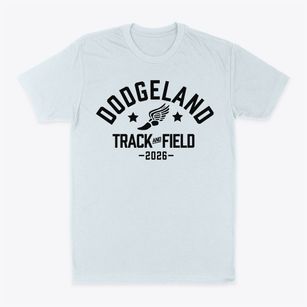 Dodgeland High School Track and Field Classic Dad T-Shirt