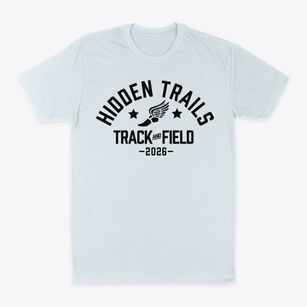 Hidden Trails Elementary School Track and Field Classic Dad T-Shirt