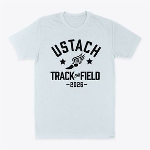 Ustach Middle School Track and Field Classic Dad T-Shirt
