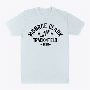 Monroe Clark Middle School Track and Field Classic Dad T-Shirt