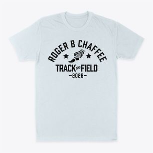 Roger B Chaffee Elementary School Track and Field Classic Dad T-Shirt