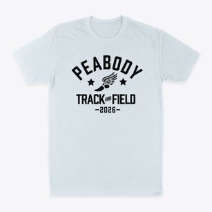 Peabody Charter Elementary School Track and Field Classic Dad T-Shirt
