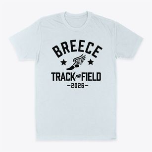 Breece Track and Field Classic Dad T-Shirt