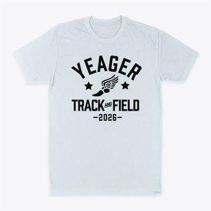Yeager Middle School Track and Field Classic Dad T-Shirt