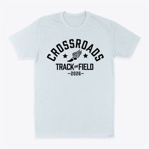 Crossroads Baptist School Track and Field Classic Dad T-Shirt