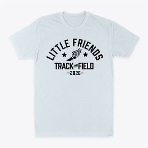 Little Friends Preschool & Kindergarten Track and Field Classic Dad T-Shirt
