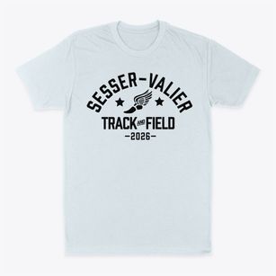 Sesser-valier School Track and Field Classic Dad T-Shirt