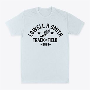 Lowell H Smith Elementary School Track and Field Classic Dad T-Shirt