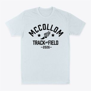 Mccollom Elementary School Track and Field Classic Dad T-Shirt