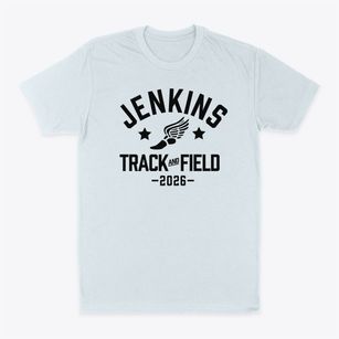 Jenkins Middle School Track and Field Classic Dad T-Shirt
