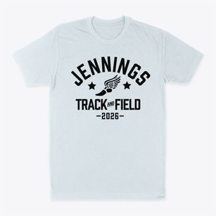 Jennings West End Elementary School Track and Field Classic Dad T-Shirt