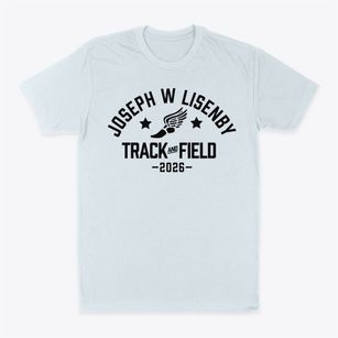 Joseph W Lisenby Elementary School Track and Field Classic Dad T-Shirt