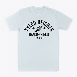 Tyler Heights Elementary School Track and Field Classic Dad T-Shirt