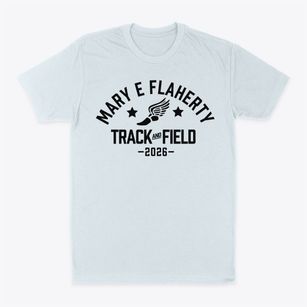 Mary E Flaherty School Track and Field Classic Dad T-Shirt