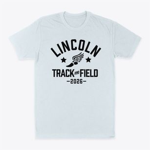 Lincoln Elementary School Track and Field Classic Dad T-Shirt