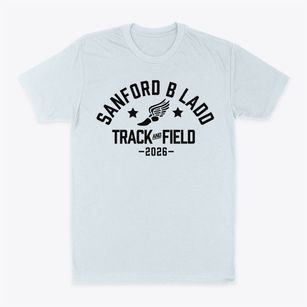 Sanford B Ladd Elementary School Track and Field Classic Dad T-Shirt