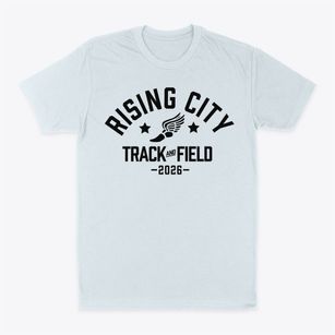 Rising City School Track and Field Classic Dad T-Shirt