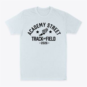 Academy Street School Track and Field Classic Dad T-Shirt