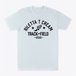Riletta T Cream School Track and Field Classic Dad T-Shirt