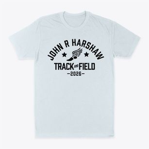 John R Harshaw Primary School Track and Field Classic Dad T-Shirt