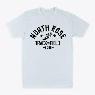 North Rose Elementary School Track and Field Classic Dad T-Shirt