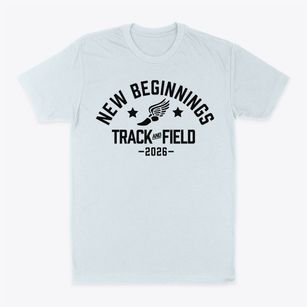 New Beginnings Montessori School Track and Field Classic Dad T-Shirt
