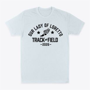 Our Lady Of Loretto Parish Track and Field Classic Dad T-Shirt