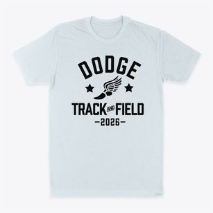Dodge High School Track and Field Classic Dad T-Shirt