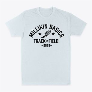Millikin Basics Elementary School Track and Field Classic Dad T-Shirt