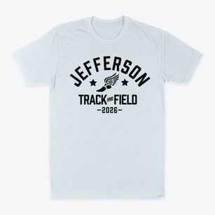 Jefferson Montessori Track and Field Classic Dad T-Shirt