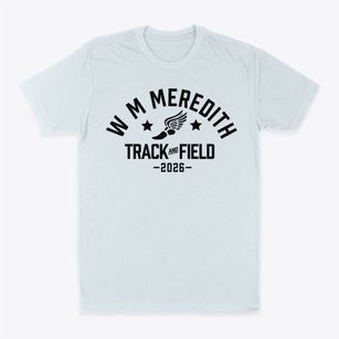 W M Meredith Elementary School Track and Field Classic Dad T-Shirt