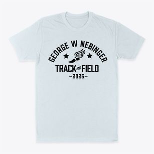 George W Nebinger Elementary School Track and Field Classic Dad T-Shirt
