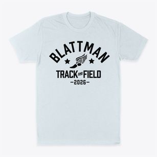Blattman Elementary School Track and Field Classic Dad T-Shirt