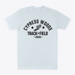Cypress Woods High School Track and Field Classic Dad T-Shirt