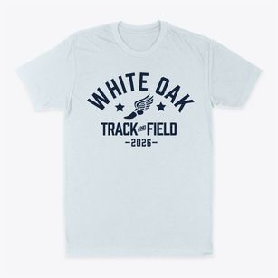 White Oak Middle School Track and Field Classic Dad T-Shirt