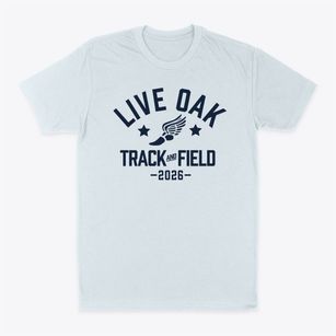Live Oak Elementary School Track and Field Classic Dad T-Shirt