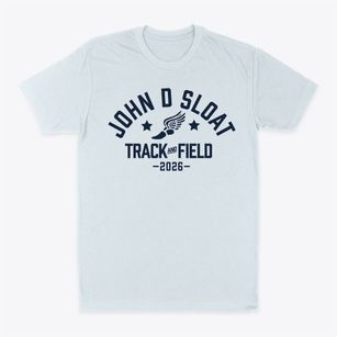 John D Sloat Elementary School Track and Field Classic Dad T-Shirt