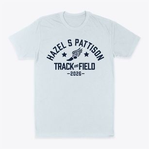 Hazel S Pattison Elementary School Track and Field Classic Dad T-Shirt