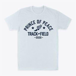 Prince Of Peace Catholic Church Track and Field Classic Dad T-Shirt