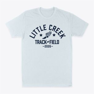 Little Creek Elementary School Track and Field Classic Dad T-Shirt