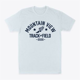Mountain View School Track and Field Classic Dad T-Shirt