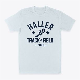 Haller Middle School Track and Field Classic Dad T-Shirt