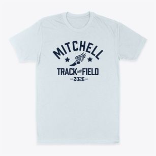 Mitchell Middle School Track and Field Classic Dad T-Shirt