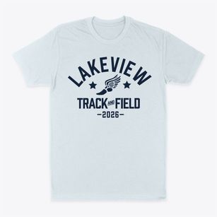 Lakeview Elementary School Track and Field Classic Dad T-Shirt