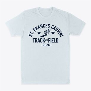 Saint Frances Cabrini School Track and Field Classic Dad T-Shirt