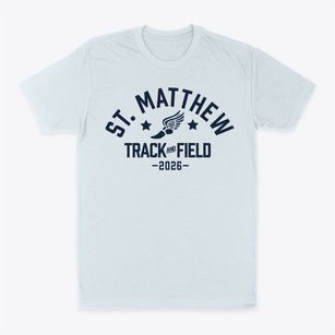 Saint Matthew School Track and Field Classic Dad T-Shirt